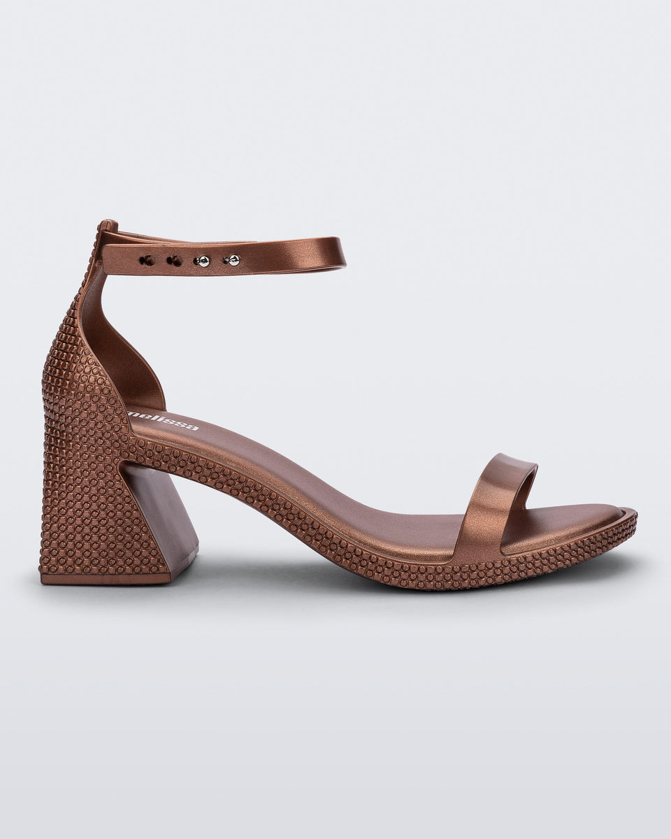 Lux Heel in Metallic Copper | Melissa Shoes US