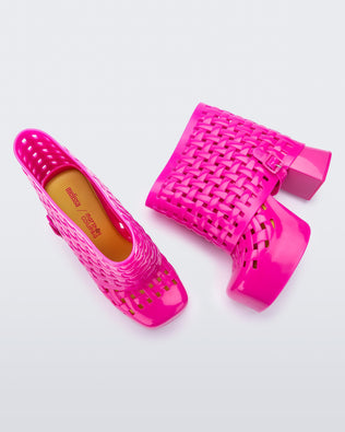 Product element, title Clog Boot in Pink
 price $149.50