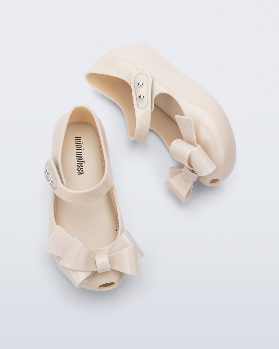 Ultragirl Classy Flat in Beige for Babies | Mini Melissa Shoes US