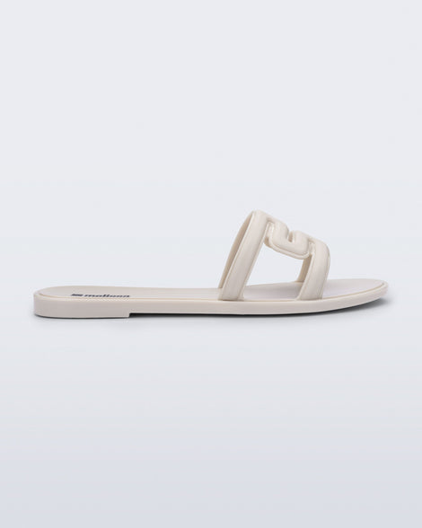 Side view of a beige M Slide