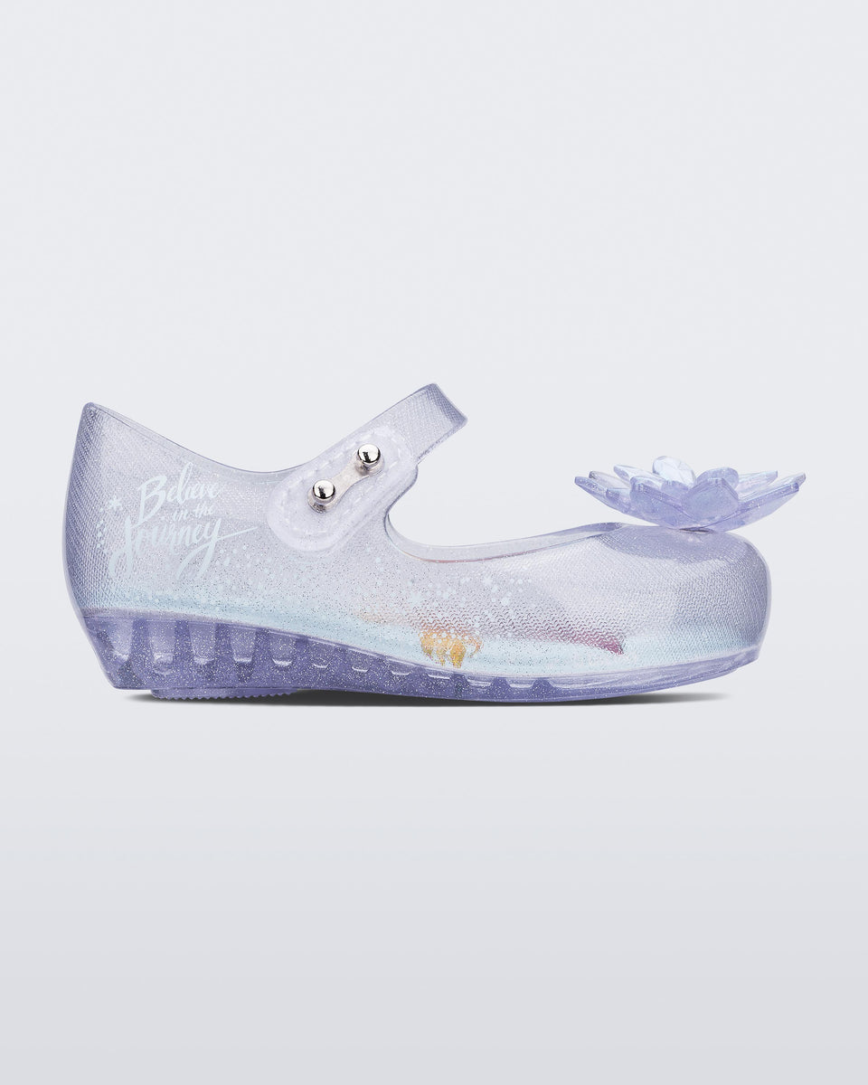 Ultragirl Frozen Flat in Glass Glitter/Blue for Babies Mini