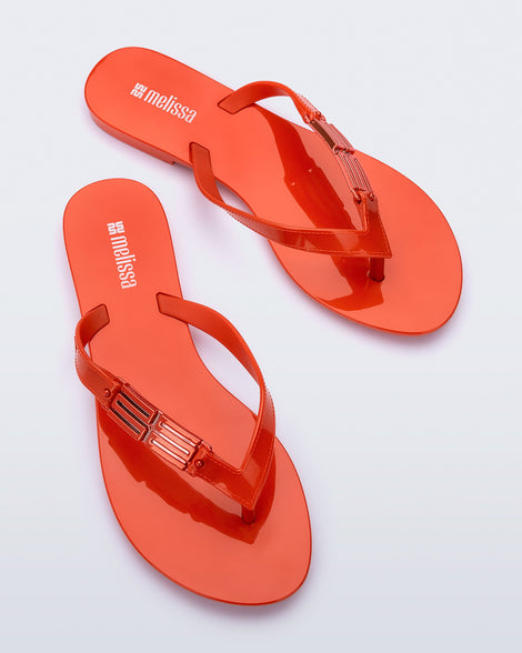 Top view of a pair of red Harmonic M Chic