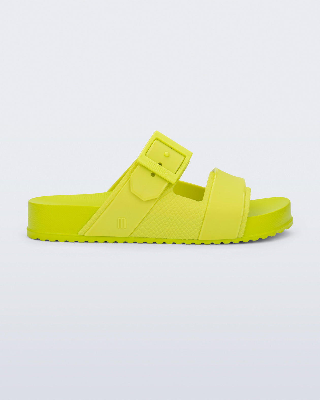 Side view of a green Cozy Connection slide