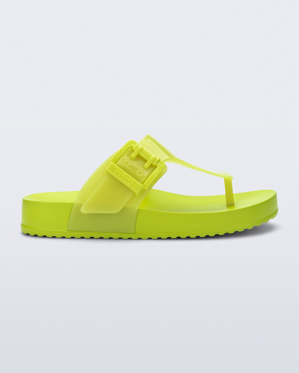 Cozy Flip Flop in Green | Melissa Shoes US