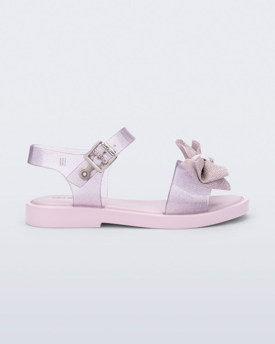 Mar Sandal Sweet in Pink for Kids Mini Melissa Shoes US
