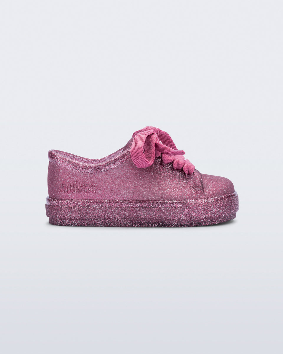 Hip Sneaker in Glitter Pink for Babies | Mini Melissa Shoes US