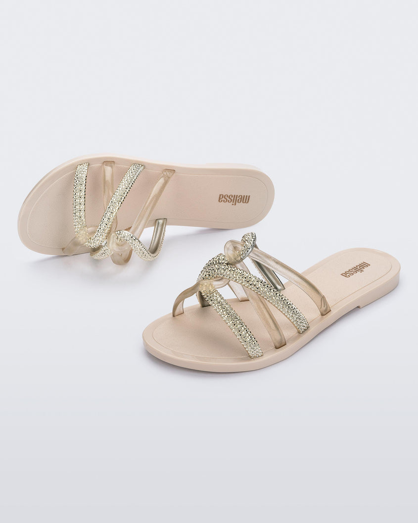 Melissa Shiny Slide Beige Product Image 3