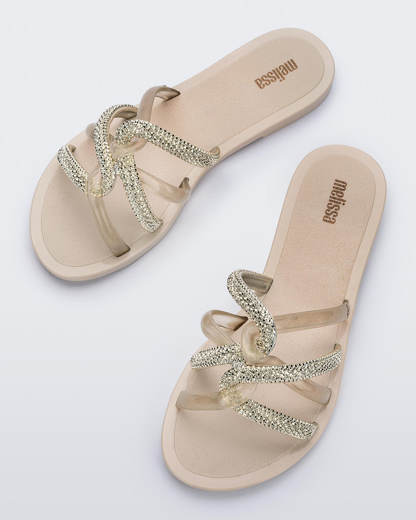 Melissa Shiny Slide Beige Product Image 4