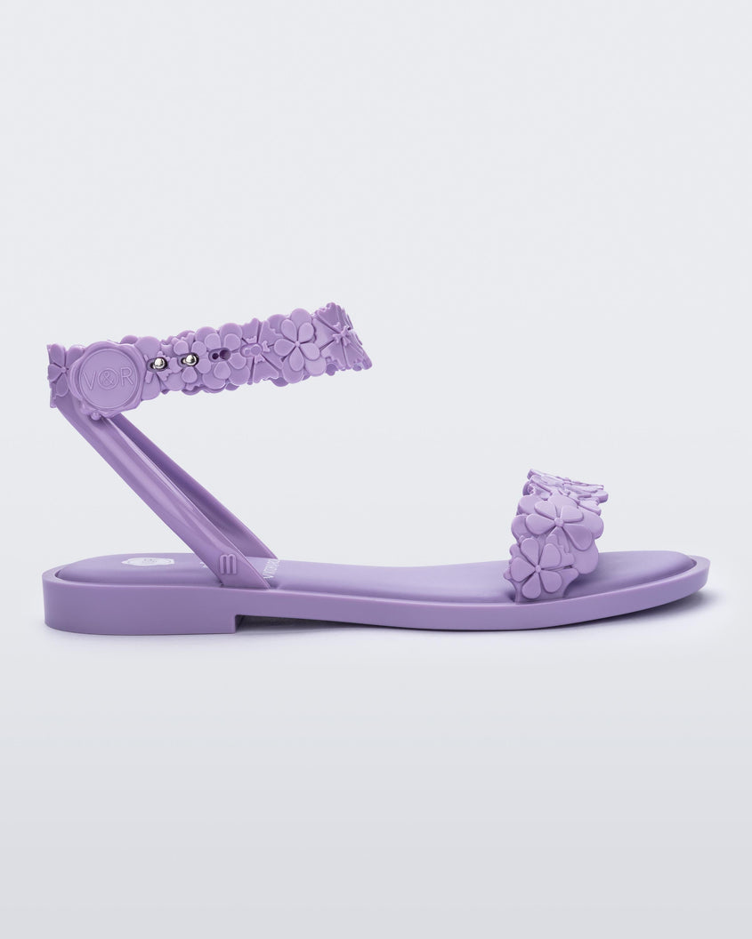 Melissa Wave Blossom Sandal Lilac Product Image 1