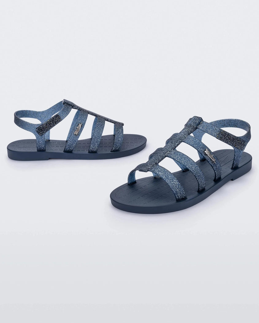 Melissa Sun Rodeo Blue/Blue Glitter Silver Product Image 3