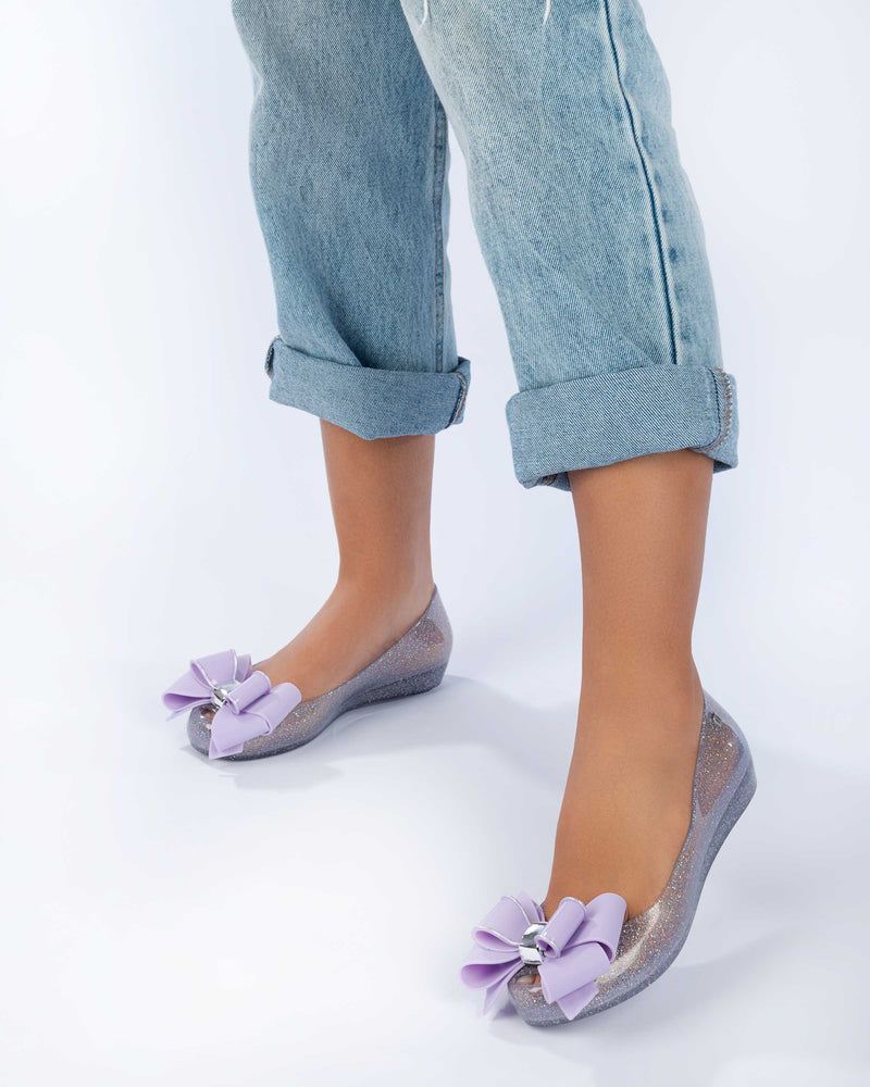 Melissa Ultragirl Sweet Clear Glitter/Lilac Product Image 3