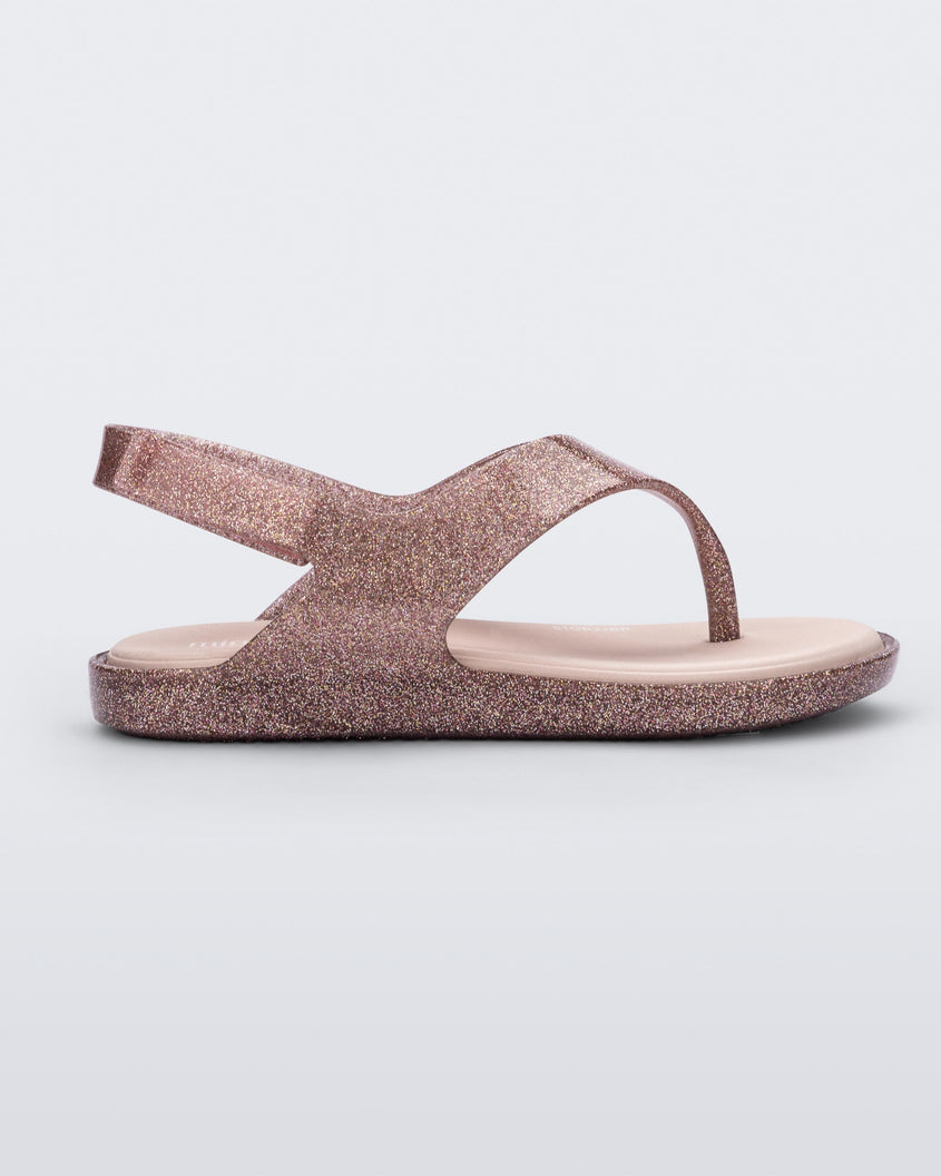 Mini Melissa Sunny Clear Glitter/Pink Product Image 1