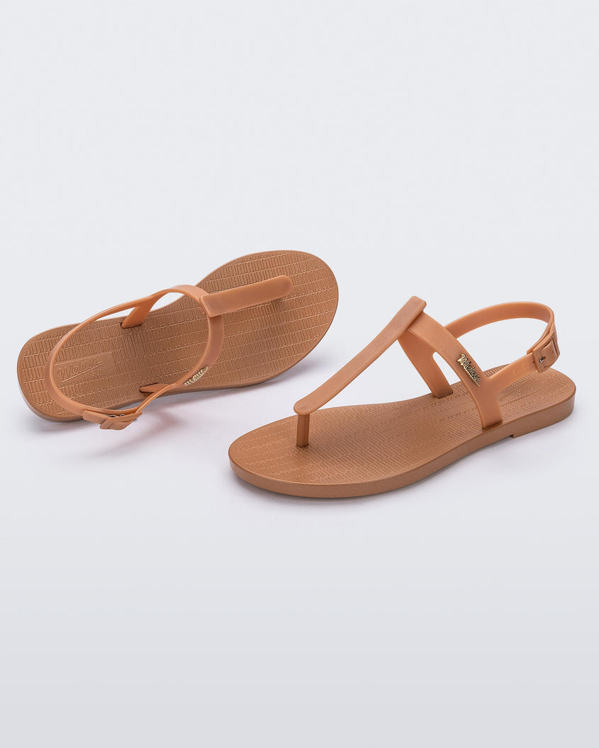 Melissa Sun Ventura Beige Metallic Product Image 3