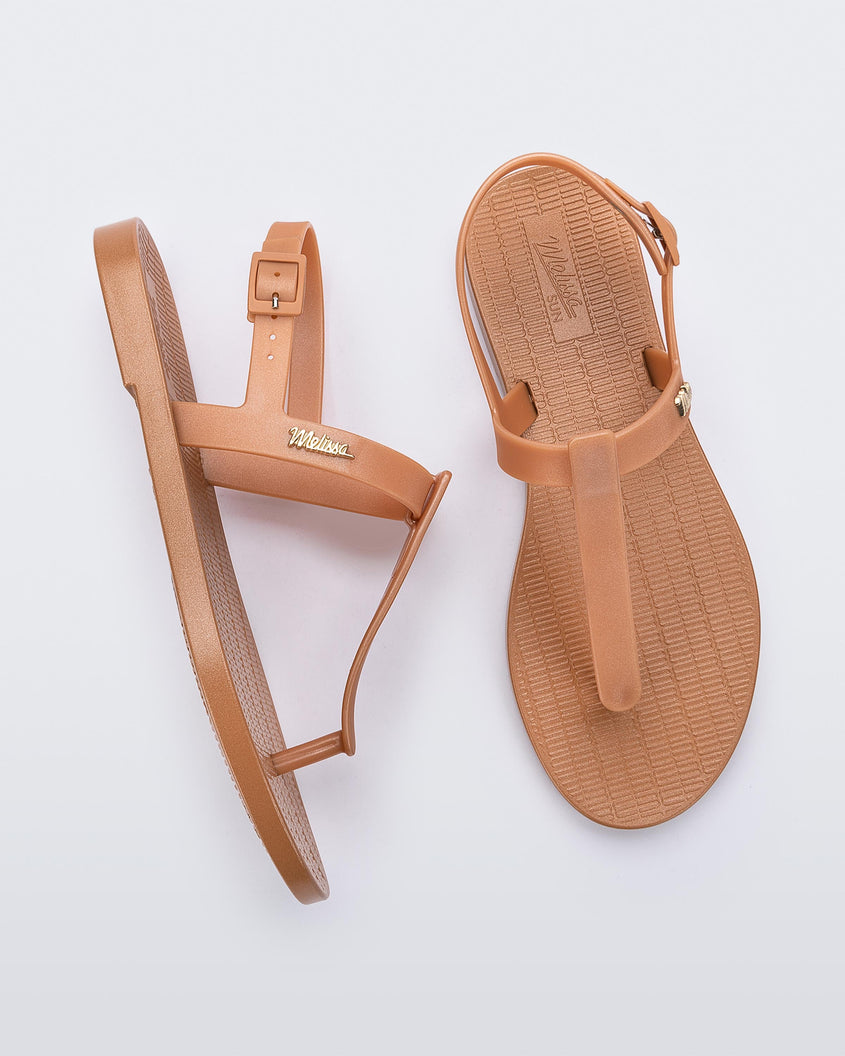 Melissa Sun Ventura Beige Metallic Product Image 4