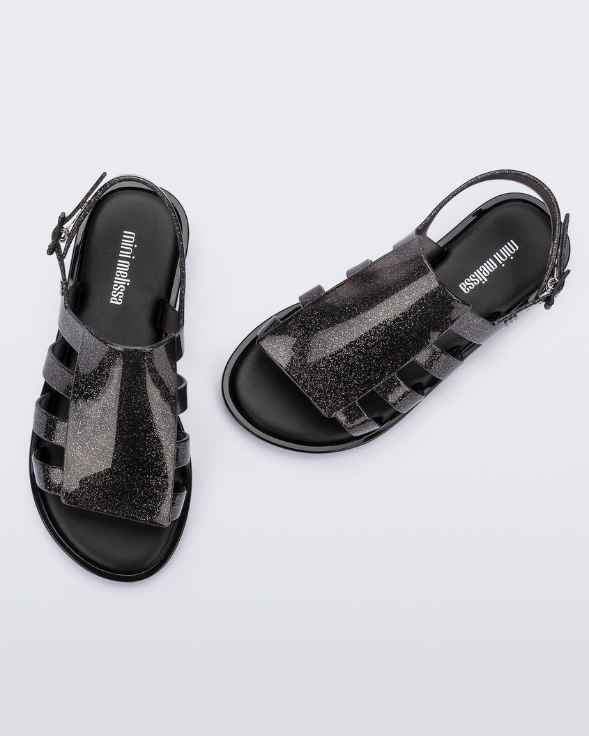 Mini Melissa Boemia Glitter Black Product Image 3