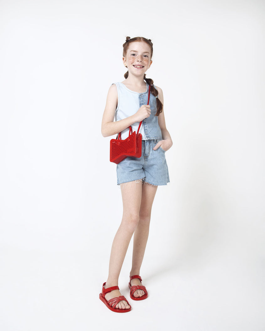 Mini Melissa Precious Metallic Red Product Image 4
