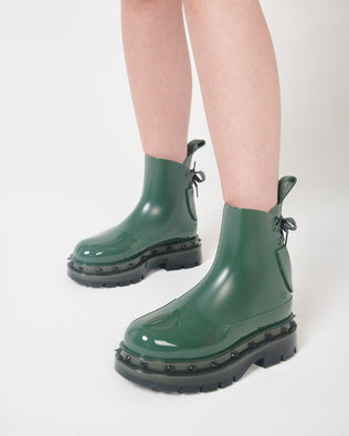 Product element, title Spikes Boot in Green
 price $119.60
