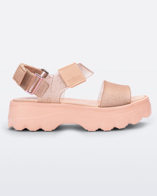 Product element, title Kick Off Sandal in Pink/Glitter Pink
 price $43.60