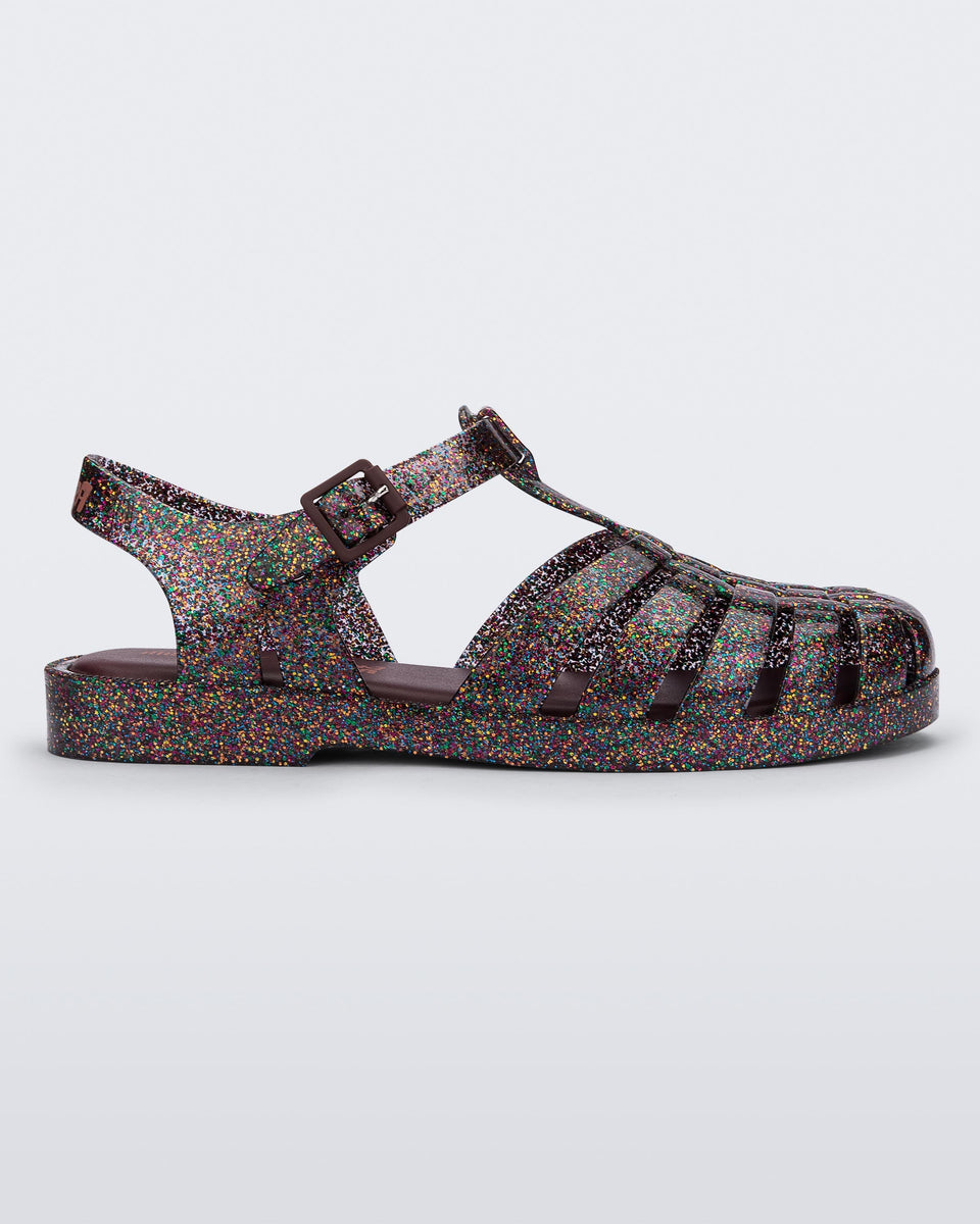 Collina Strada CS x Melissa Puff Sandals - Glitter Blue