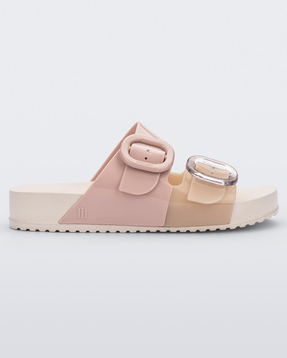 Cozy Slide in Beige/Pink | Melissa Shoes US
