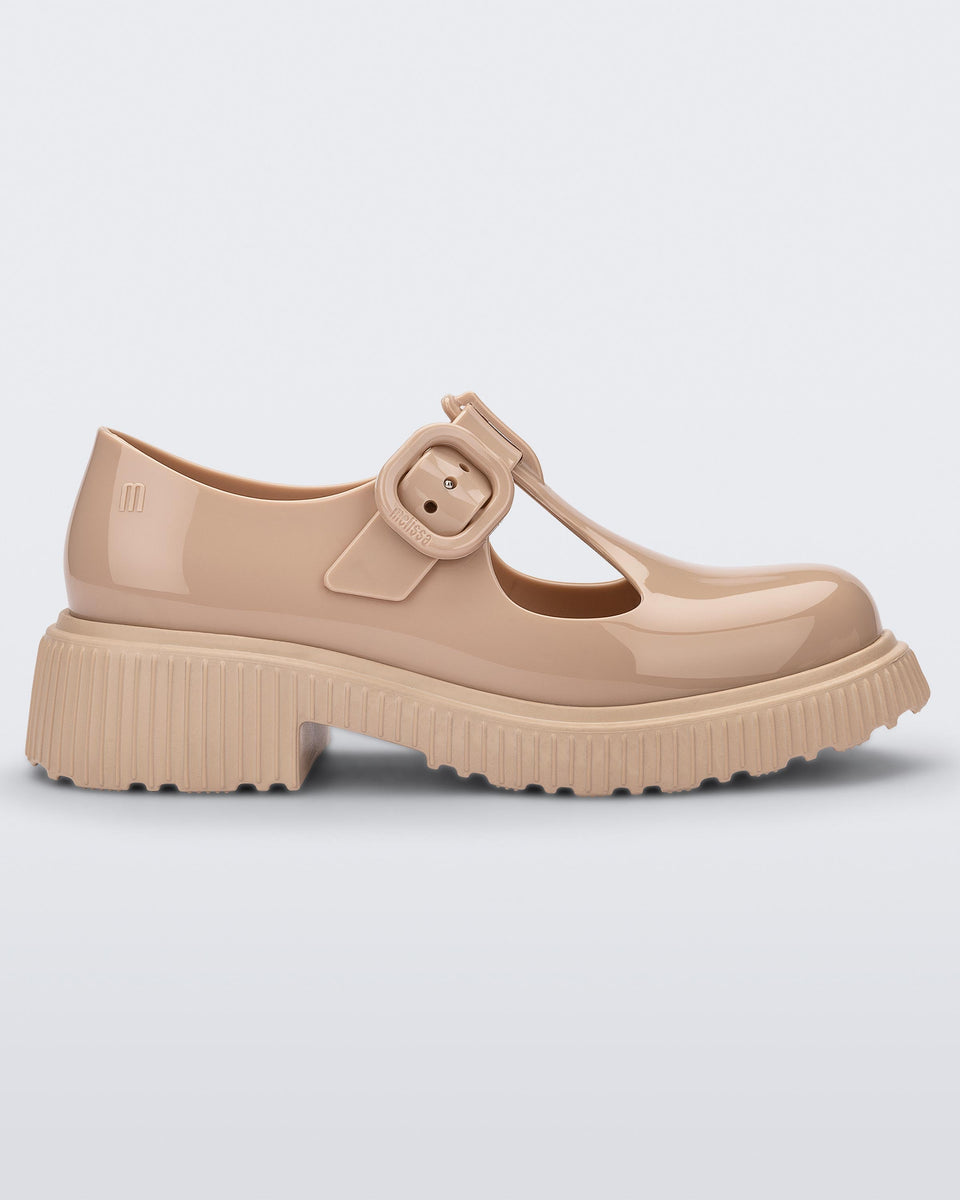 Jackie Loafer in Beige for Kids Mini Melissa Shoes US