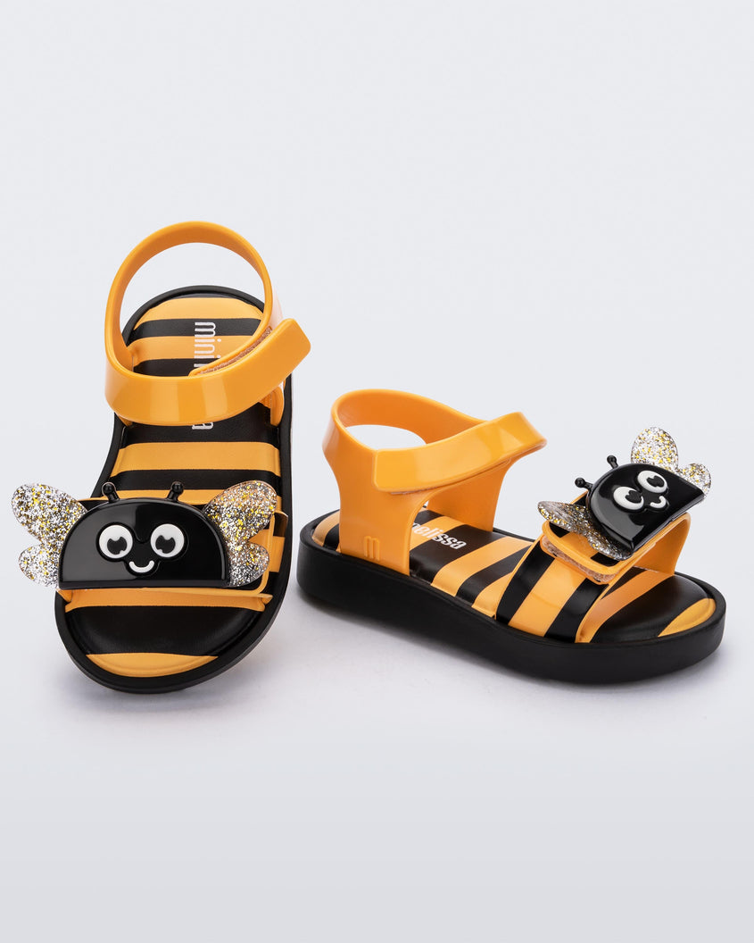 Mini Melissa Jump Bugs Yellow/Black Product Image 3
