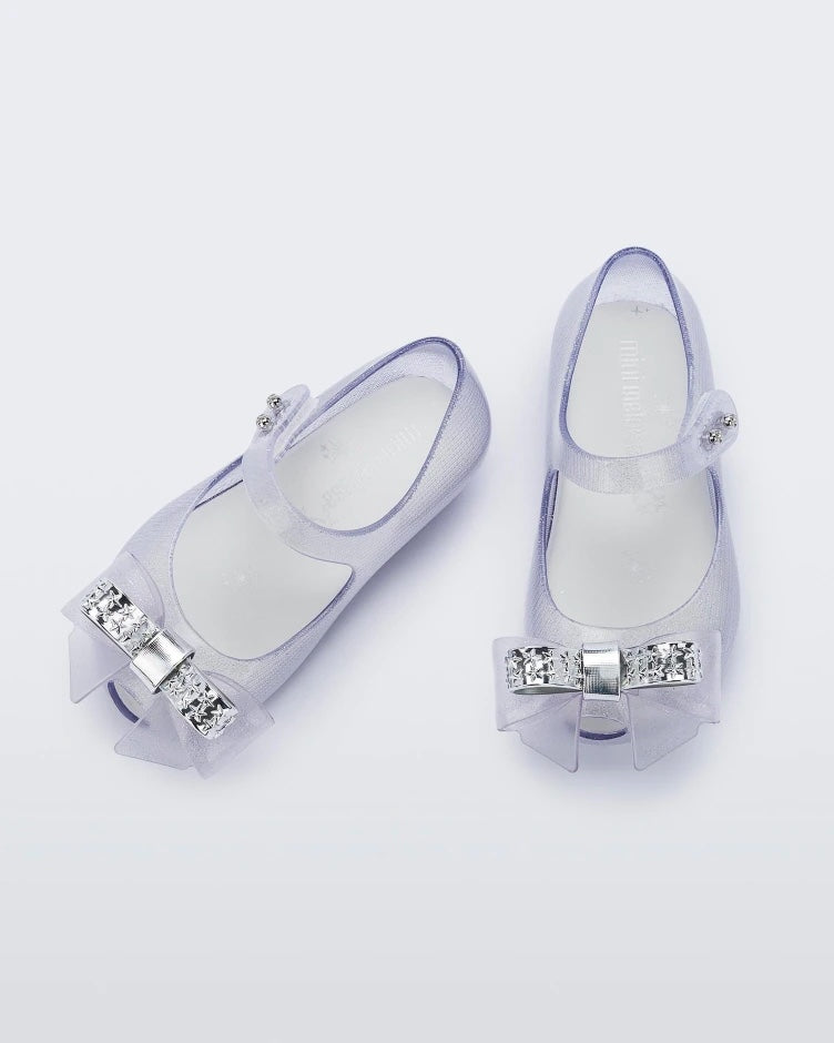Mini Melissa Ultragirl Stars Clear Glitter/White Product Image 3