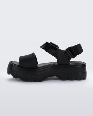Product element, title Kick Off Sandal in Black/Black
 price $125.00