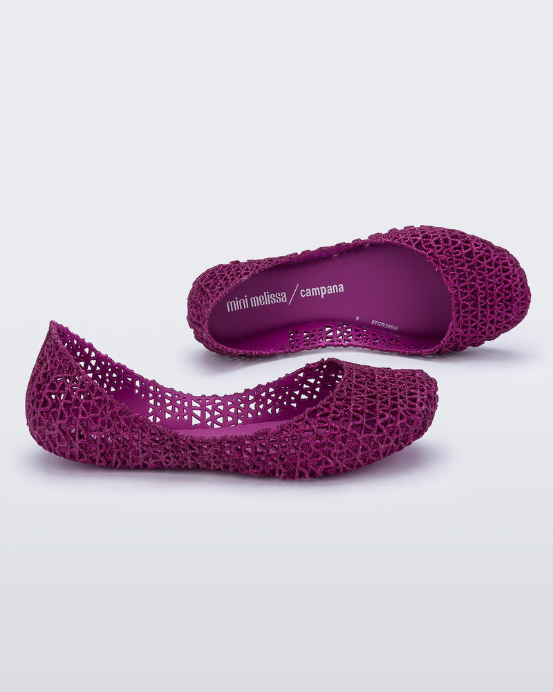 Mini Melissa Campana Pink Glitter Product Image 2