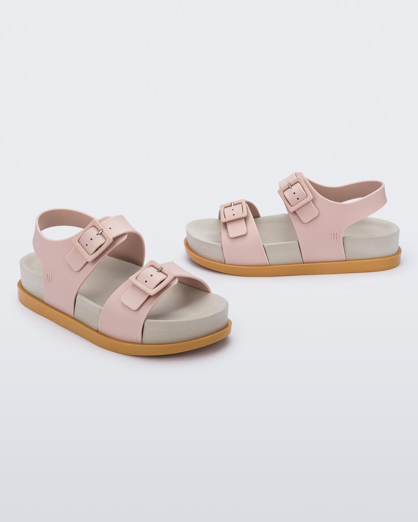 Melissa Wide Platform Caramel/Beige/Pink Product Image 3