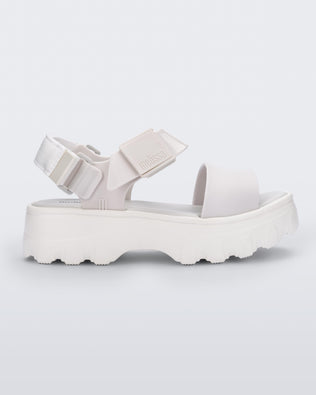 Product element, title Kick Off Sandal in White
 price $125.00