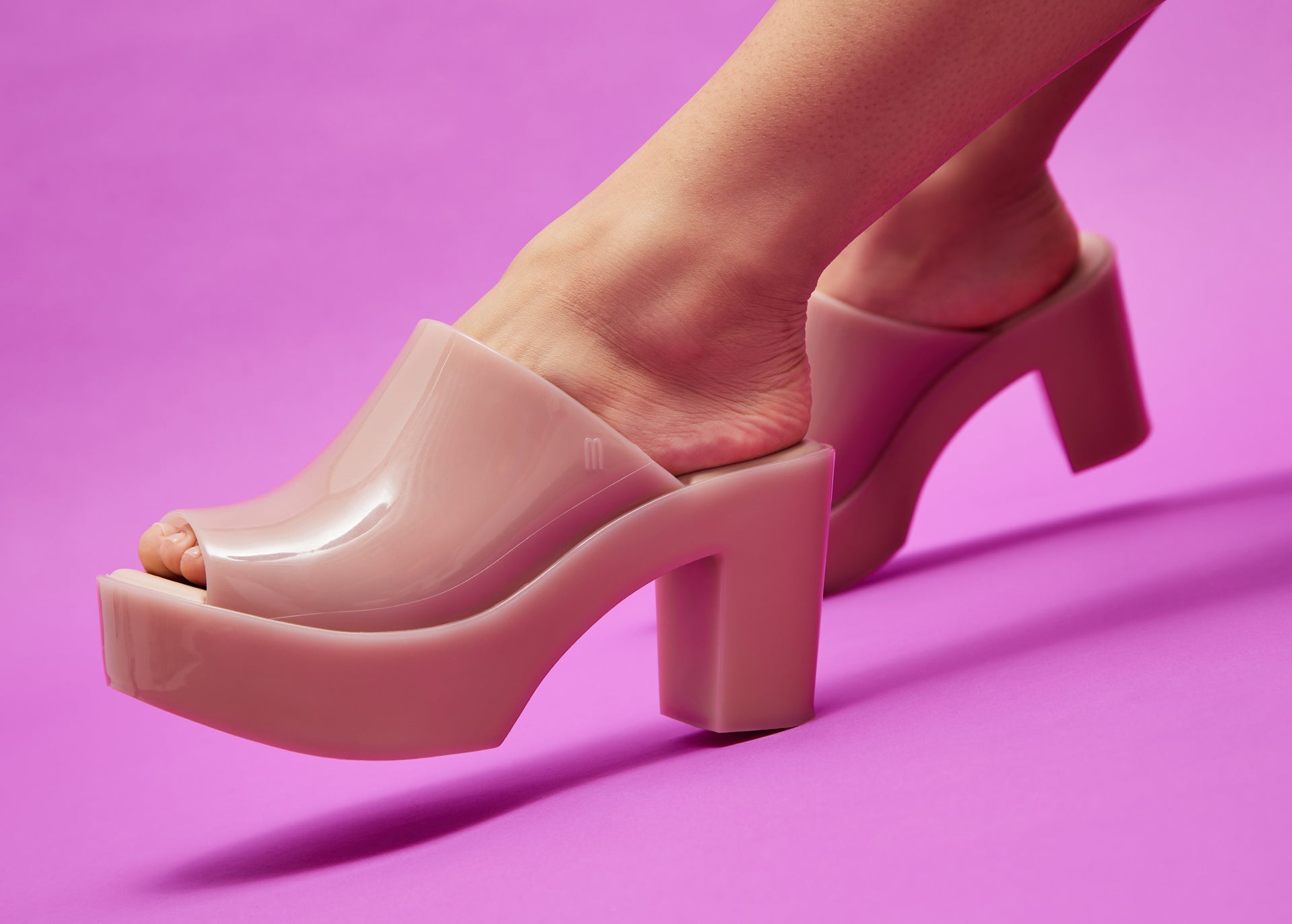 Mule Heel in Pink – Melissa Shoes