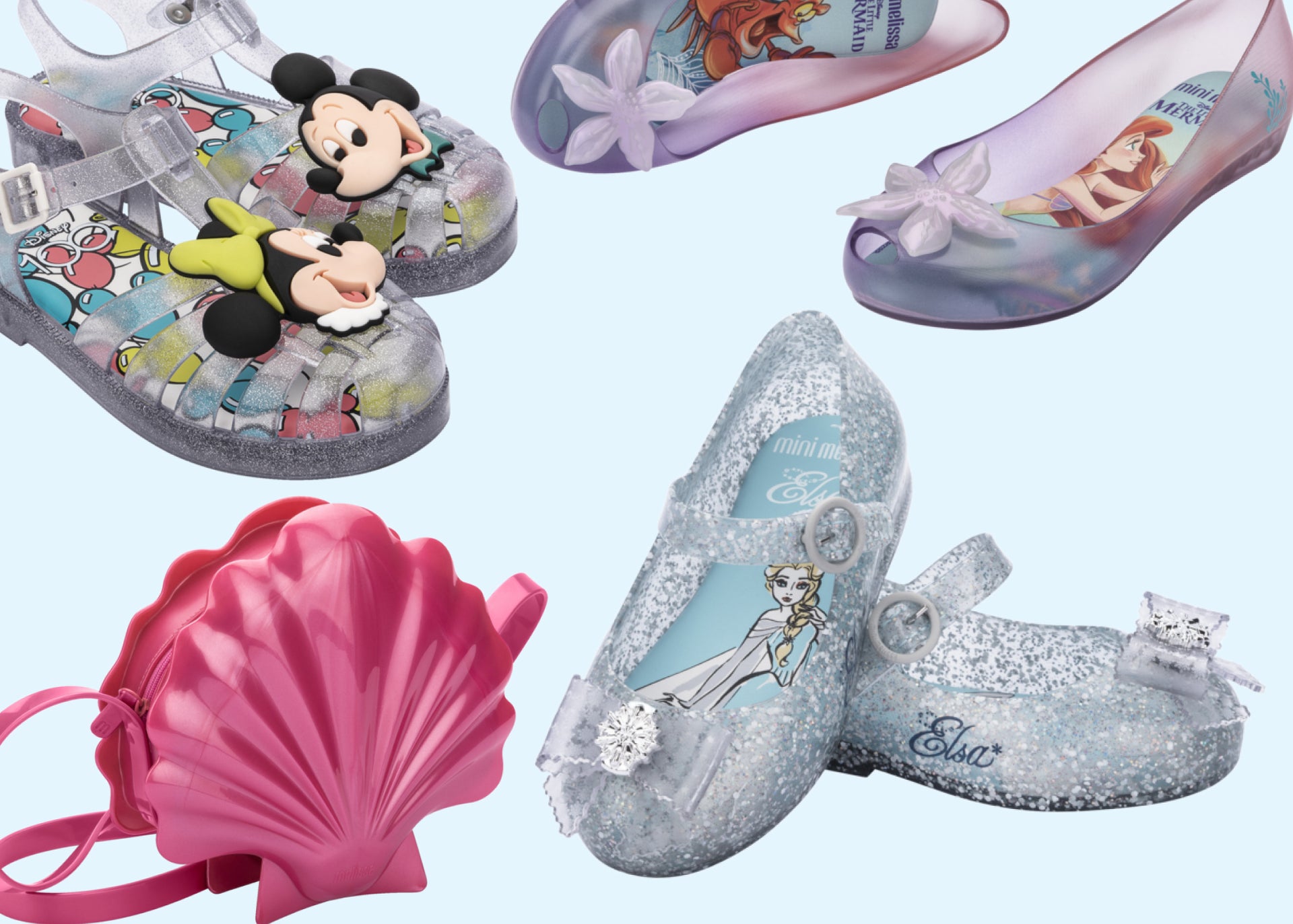 Group of Disney + Melissa products