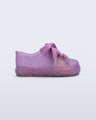 Product element, title Hip Sneaker in Glitter Lilac
 price $45.00