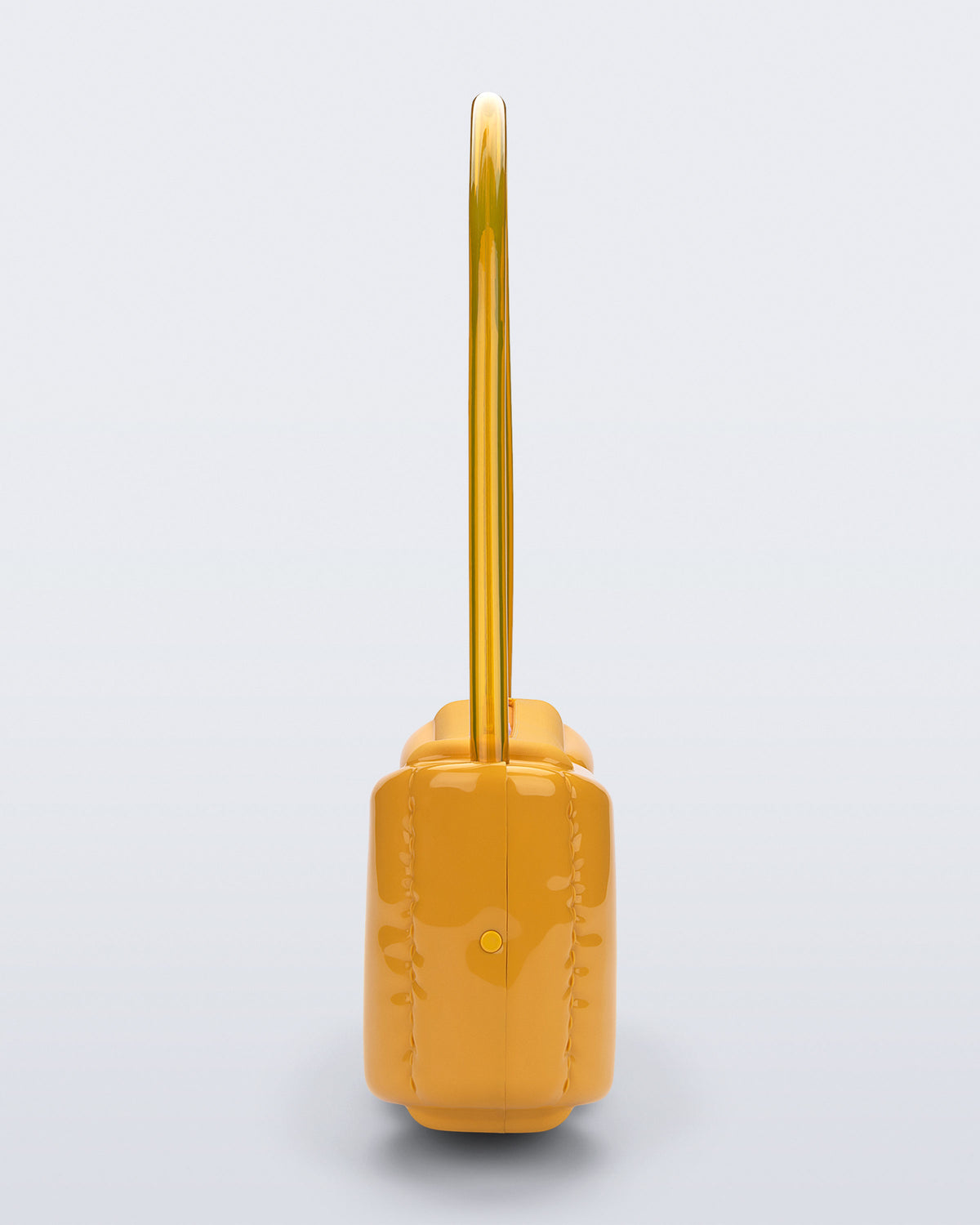 Side view of a yellow Airflow bag with shoulder strap
