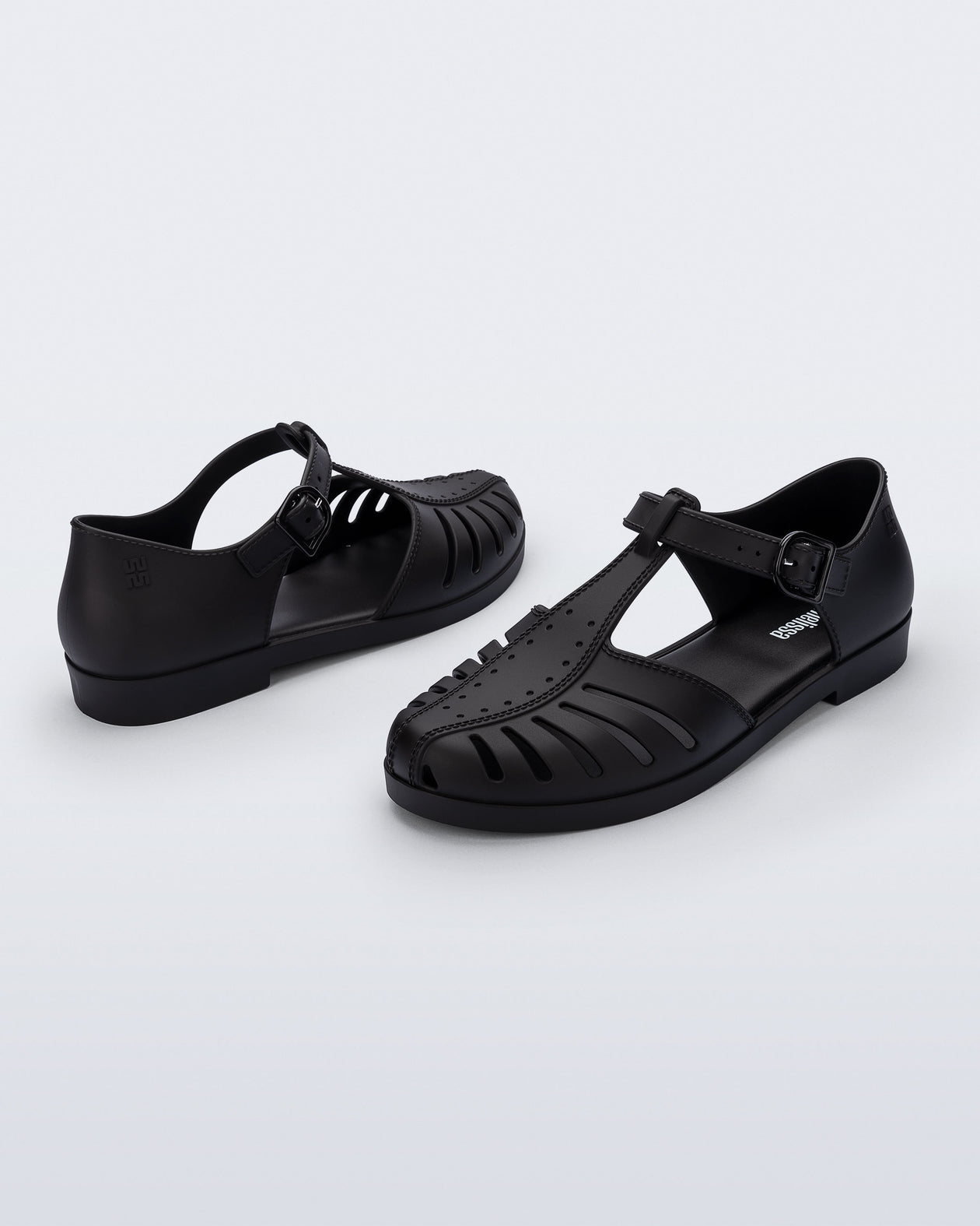 Aranha 79 Flat in Matte Black & Melissa Shoes US