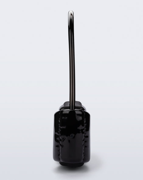 Side view of a black Airflow bag with shoulder strap