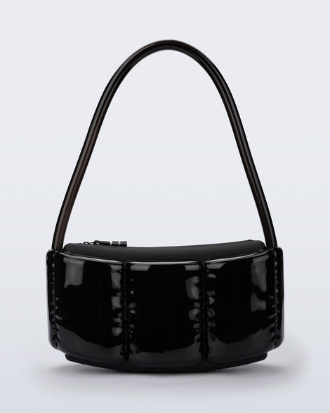 Back view of a black Airflow bag with shoulder strap
