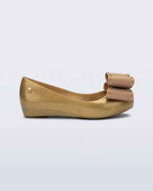 Product element, title Ultragirl Classic Bow in Pearly Beige
 price $69.00