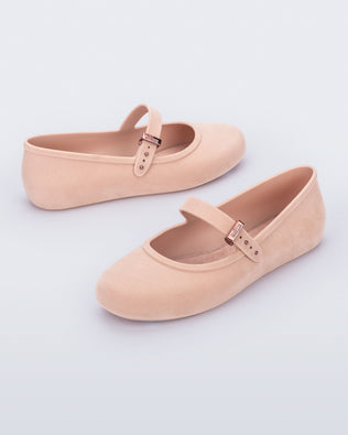 Product element, title Soft Ballerina Velvet in Pink
 price $39.50