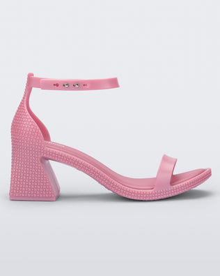 Product element, title Lux Heel in Metallic Pink
 price $59.50