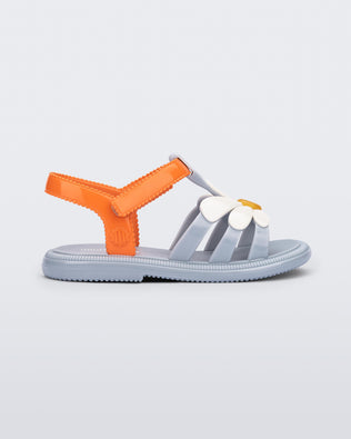 Product element, title Hip Bloom in Blue/Orange
 price $45.00