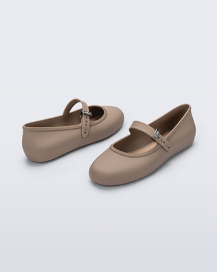 Product element, title Soft Ballerina in Dark Beige
 price $89.00