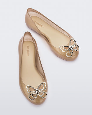 Product element, title Sweet Love Butterfly in Glitter Beige
 price $41.30