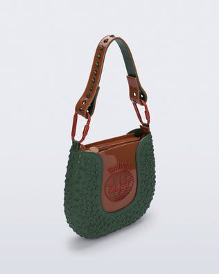 Product element, title Nina Bag in Green/Brown
 price $189.00
