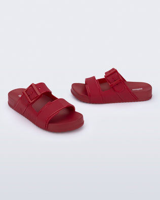 Product element, title Cozy Connection Slide in Red
 price $35.40