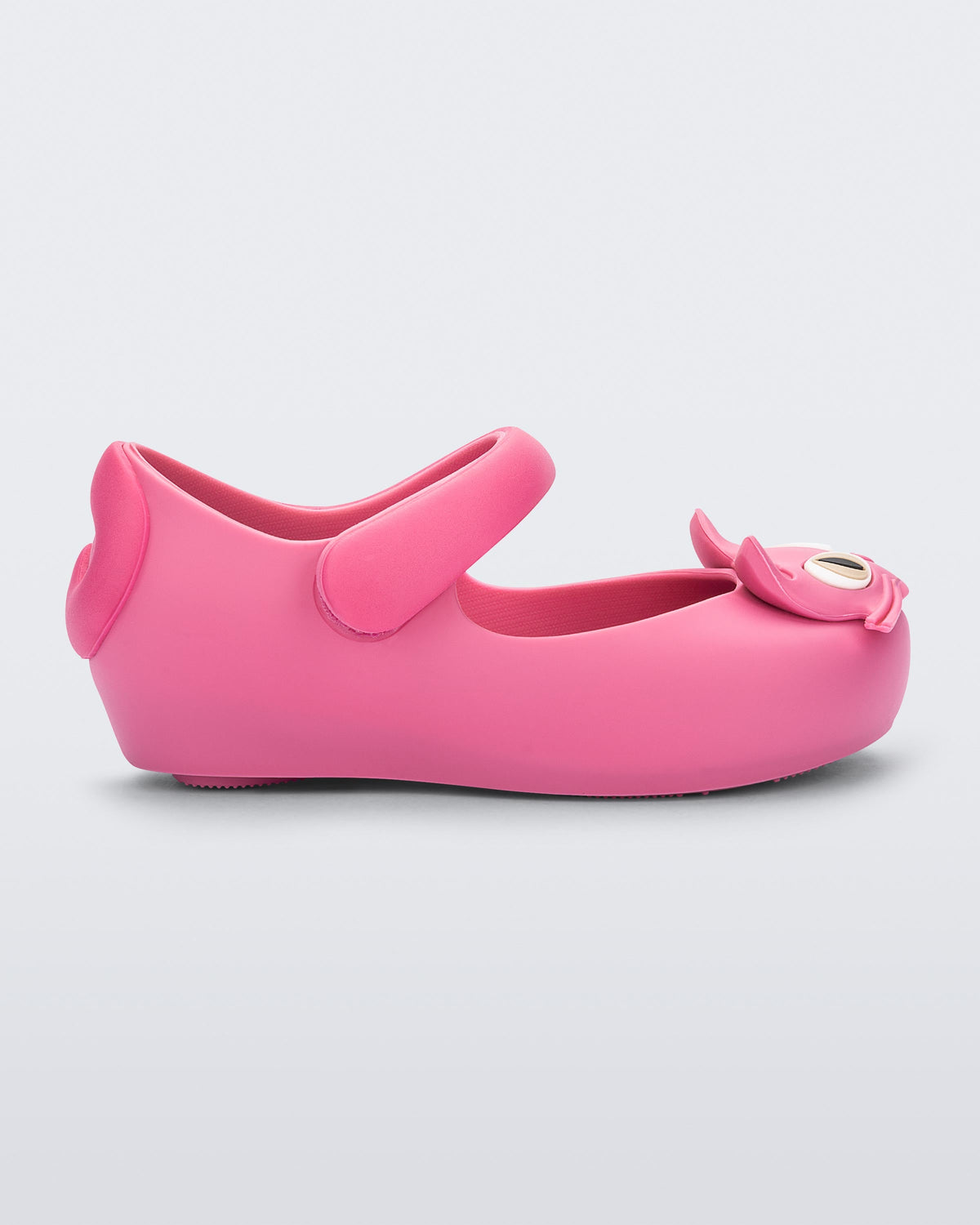 Side view of a pink Ultragirl Cat baby flat