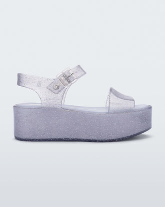 Product element, title Mar Platform in Glitter Lilac
 price $99.00