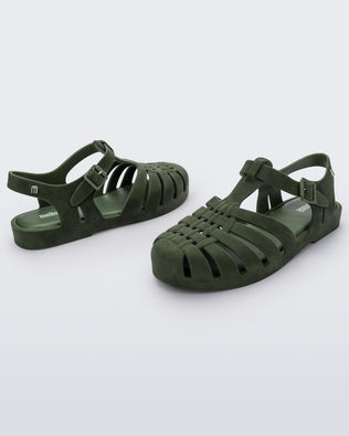 Product element, title Possession Velvet in Green Flocked
 price $47.40