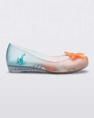 Product element, title Ultragirl Little Mermaid in Clear/Orange/Green
 price $39.50